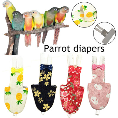 Für Vogel Papagei Windel Nymphensittich Taube Haustier Flug Suit Kleidung Wied Z