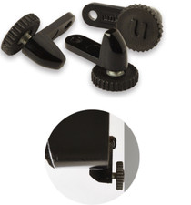 Sistema di bloccaggio freccette unicorno unilock scheda freccette sistema di bloccaggio a cuneo nero x 3