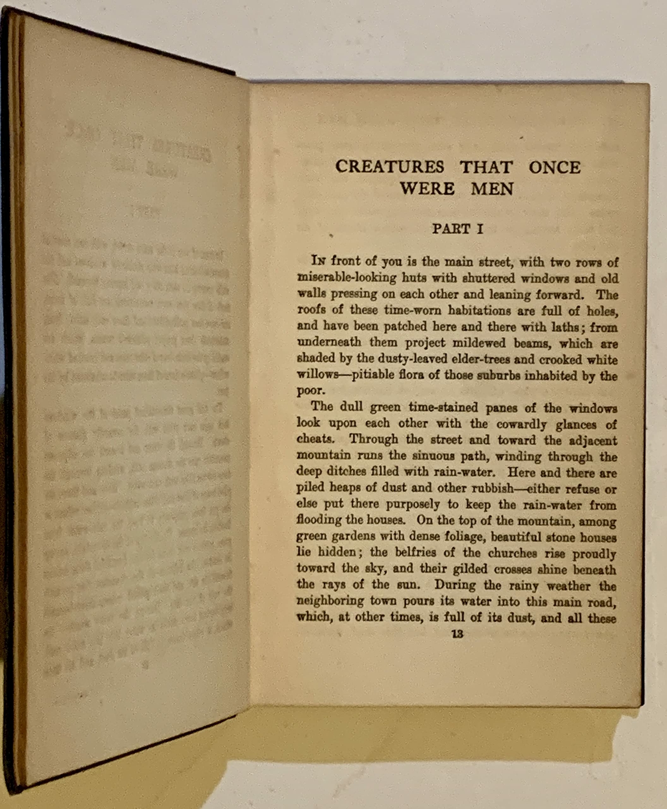 Creatures That Once Were Men Maxim Gorky 1918 First US