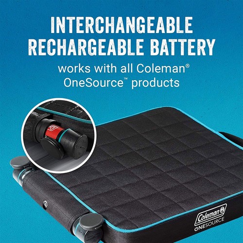 Coleman OneSource Outdoor Heated Camping Chair Pad w/Rechargable