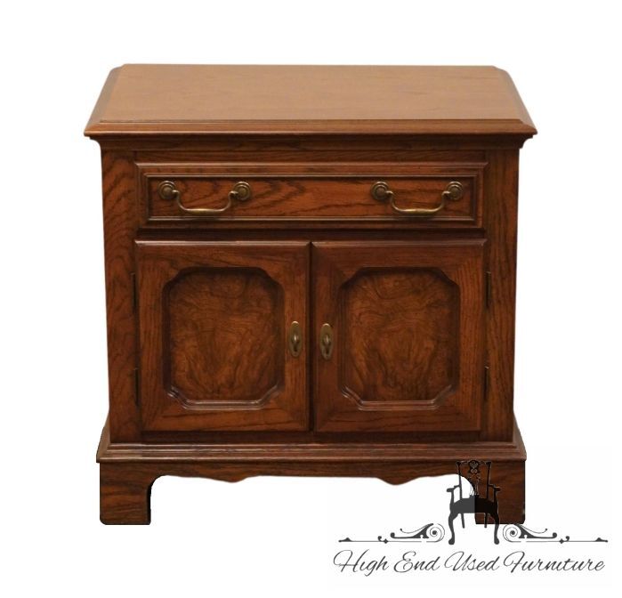 BASSETT FURNITURE Walnut Rustic Country French 26