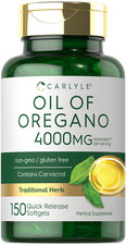 Oregano Oil 4000 mg 150 Softgel Capsules | Co...