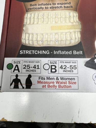 DR-HO’S 2n1 Decompression Belt For Lower Back Pain Relief & Lumbar Size A 25-41 - Picture 8 of 8