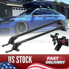 For Honda Accord 1990-2004 Top Roof Rack Cross Bar Aluminum Luggage Carrier+Lock