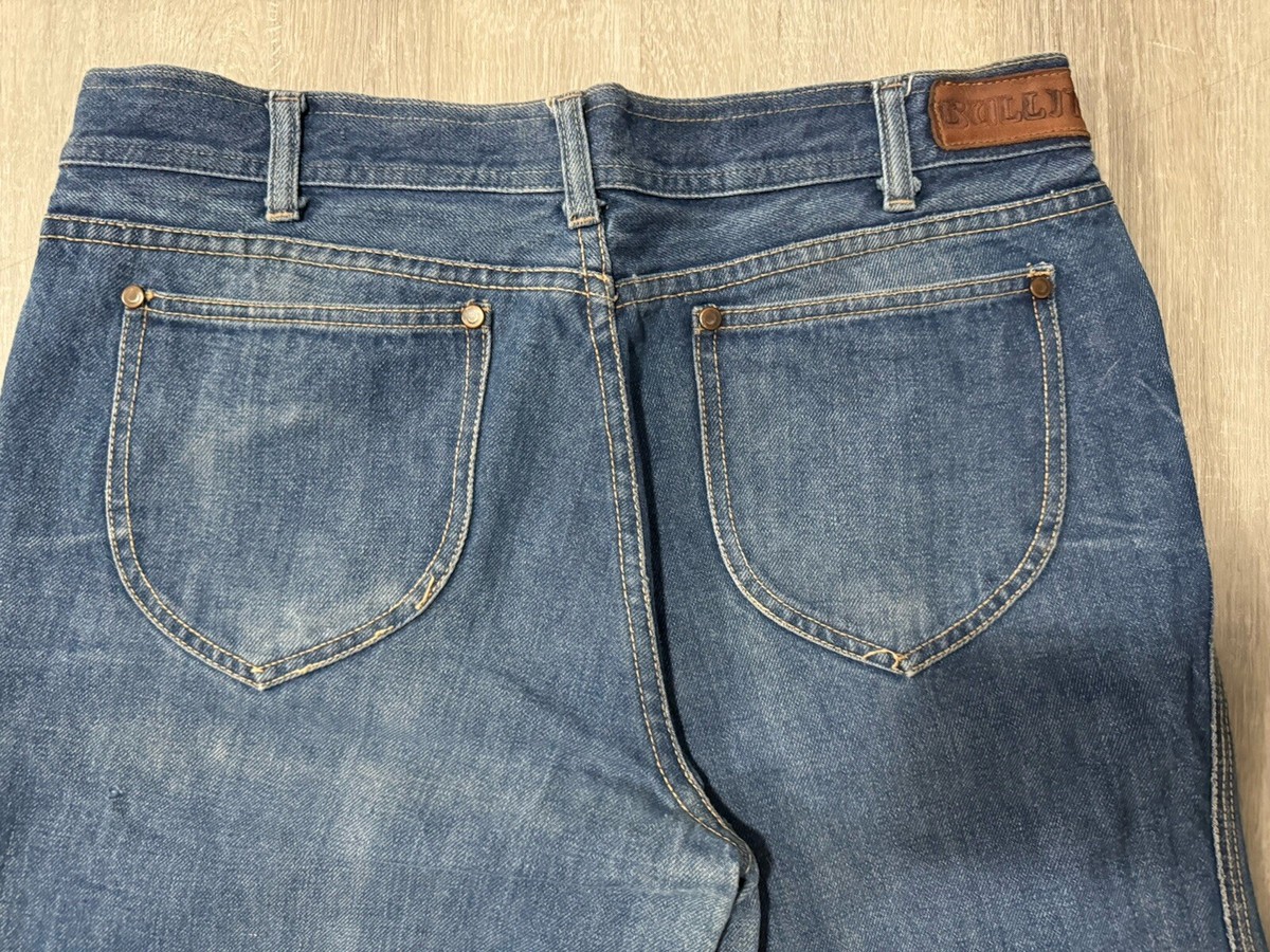 Rare VTG Mens 34x33 St. Leger Bullitt Blue Jeans w/ Elephant Rare VTG Mens 34x33 St. Leger Bullitt Blue Jeans w/ Elephant