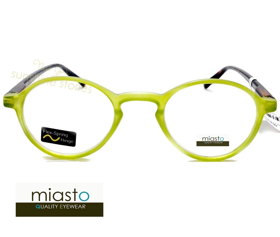 NUEVO CON ETIQUETAS $39.99 MIASTO RETRO REDONDO OJO DE CERRADURA LECTOR PREPPY VINTAGE ESPECIFICACIONES DE LECTURA VASOS Foto 2 de 4