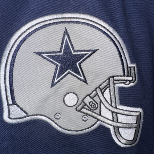 Dallas Cowboys JH Design Twill Navy Blue Jacket Mens Size Large New With Tags - Picture 8 of 22