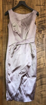 Karen Millen Formal Sculpted Midi Dress UK 6   Ascot Raceday Wedding Guest BNWT