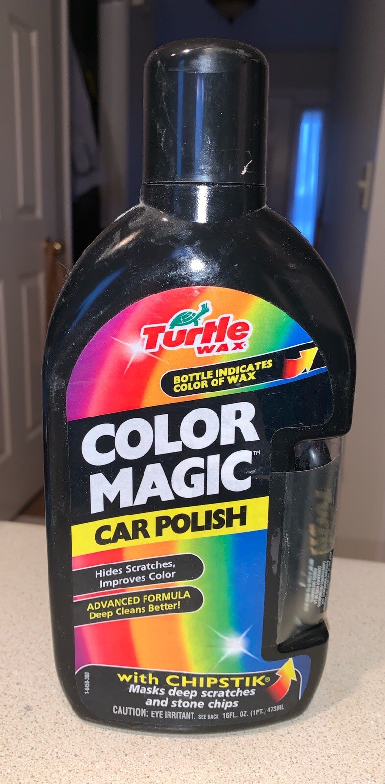 Turtle Wax Color Magic Black Car Polish + Chipstik Chipstick Chip Stick