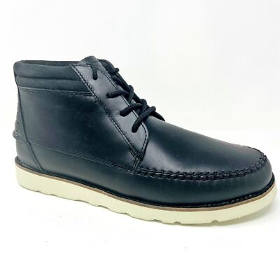 Clae Romare Hi Vibram Black Leather Mens Size 8.5 Mid Casual 