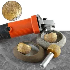 Diamond Brazed Round Grinding Head Abrasive Tool for Internal Arc Grind of Stone
