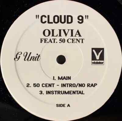 Olivia Feat. 50 Cent Cloud 9 Vinyl Single 12inch G Unit