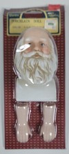 Darice Porcelain Doll Parts Santa Head with Hands 1231-28 Old Fashioned