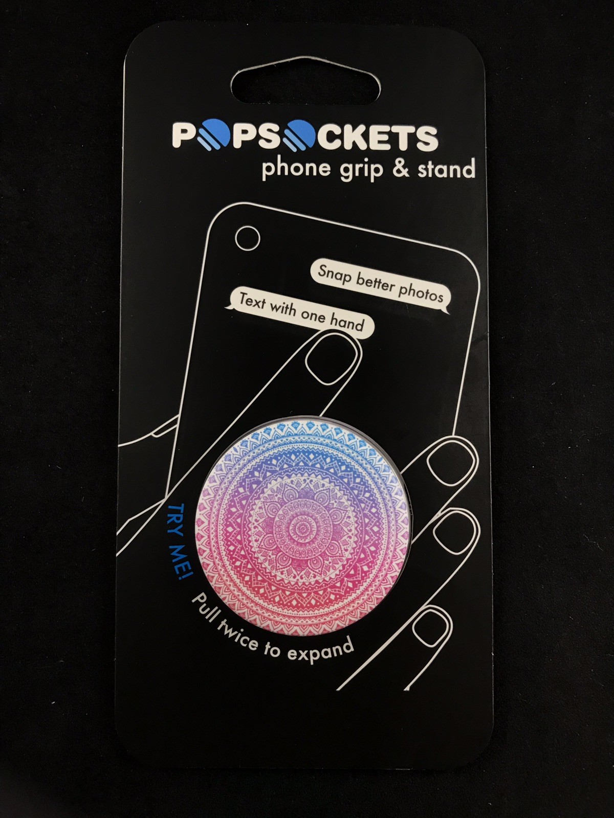 AUTHENTIC PopSockets PopSocket Phone Holder Pop Socket Pink Purple Mandala-image