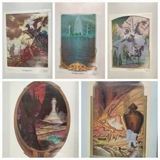 Vintage 1976 Steve Hickman Lord of the Rings Poster Collection- Your Choice of 5