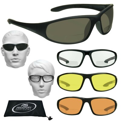 Safety Bifocal Reading Sunglass Z87 Tinted Sun Readers Men Women Sport Work