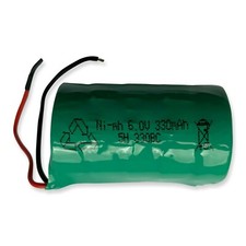 New 6V 330mAH Ni-MH Battery - Replacement for External Alarm Bell Box / Sounder