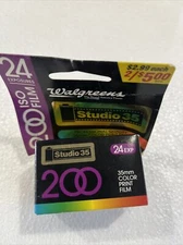 Walgreens Studio 35 ISO 200 35mm Film Expired 09/01