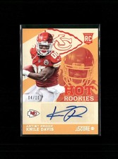 2013 Score #24 Knile Davis Hot Rookies Autographs Artist Proof #/10