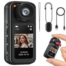 Mini Wearable Camera 2.7K HD Video Recorder With WiFi And 180 Degree Rotating
