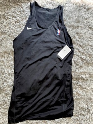 Nike Pro NBA Dri-FIT Player Issued Sleeveless Tank Black Mens XXL 2XL AA0785-010