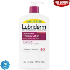 Lubriderm Advanced Therapy Fragrance Free Lotion E 32 Fl Oz