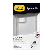 OtterBox Samsung Galaxy S21 5G Symmetry Antimicrobial Phone Case - Clear NEW