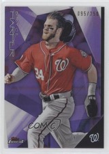 2015 Topps Finest Purple Refractor 95/250 Bryce Harper #42 d4v