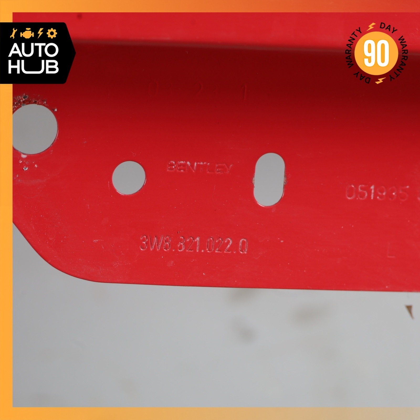 Bentley Continental GT 2003-2011 Right Fender Red