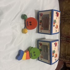 2 PCS Wooden Castanet Instrument Hand Finger Early Education Toys For Kids