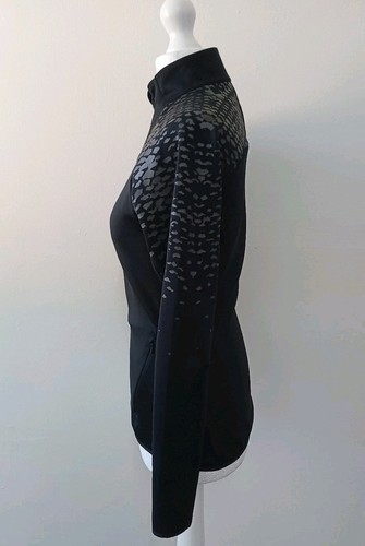 Adidas Womens Tracksuit Top Running Gym Black Size 2XS Excellent Condition - Picture 4 of 12