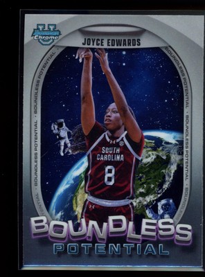 2024-25 Bowman University Chrome #BP-18 Joyce Edwards Boundless Potential