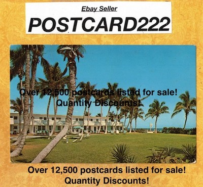 FL Deerfield Beach postcard 1972 SEA PEARL APARTMENTS Louise & Mac Crookston