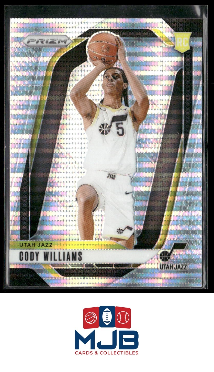 2024-25 Panini Prizm Cody Williams Prizms Pulsar Rookie #232 Utah Jazz