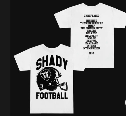 Rare Vintage The Eminem Show Black Hoodie & Shady Football T-Shirt Size S white - Bild 13 von 13