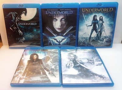 Underworld Blu-Ray lot of 5 Complete Series Movie Collection