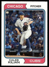 2023 Topps Heritage Caleb Kilian Rookie Chicago Cubs #92