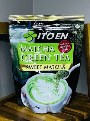 Ito En Matcha Green Tea Sweet Powder 17.5 oz (Pack of 1) - Exp 08/14/2027-