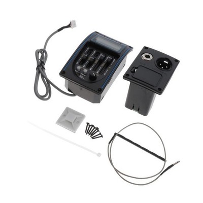 1pc Akustikgitarre Pickup Equalizer EQ Piezo Pickup Active Complete
