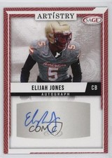 2024 SAGE Artistry Auto Red Elijah Jones #ART-EJ Auto s1i