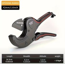 1pc 42mm Pipe Cutter Manual Pipe Cutter Hand Tool Quick Pipe Cutting Tool