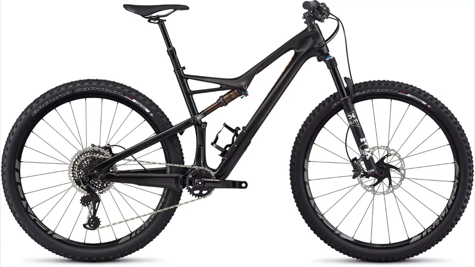 Cuadro de carbono Specialized Camber Pro Carbon 29" FSR FACT 11m 2017 pequeño.  Foto 2 de 4