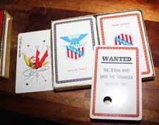 Vtg Brown & Bigelow Redi Slip 1960s N.A.B.A.C. Dallas TX Playing Cards 6 Jokers!