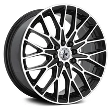 Impact Racing 501 Wheels 18x8 (38, 5x114.3, 73.1) Black Rims Set of 4