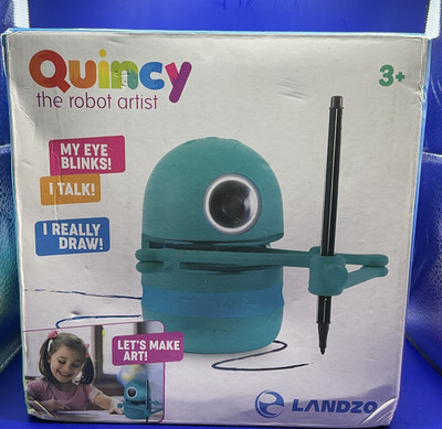 Quincy the Robot Artist Electronic Learning System, Brand New in a Worn Box