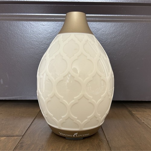 Young Living Desert Mist Essential Oil Diffuser White/Gold Wall Plug-In Indoor