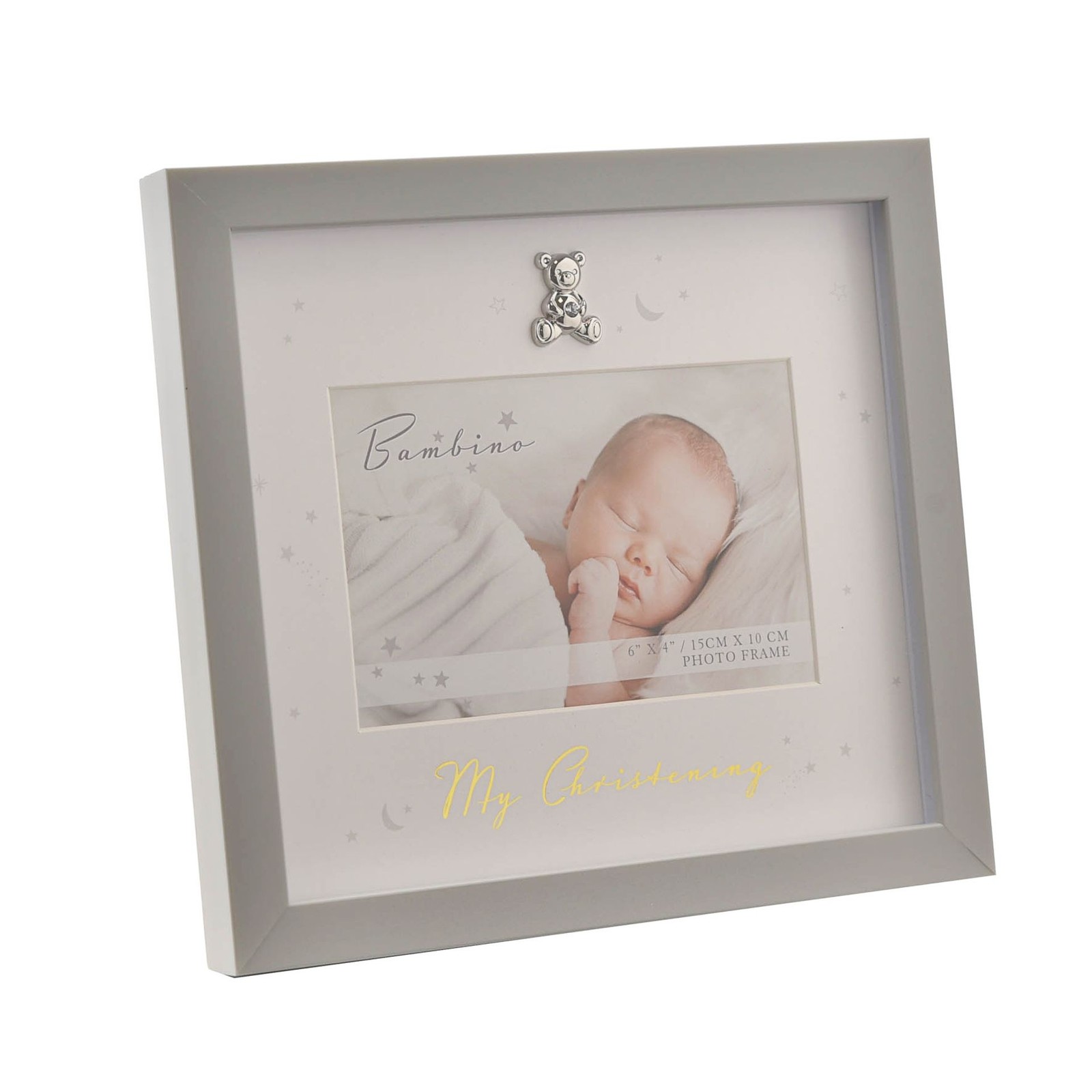 Bambino My Christening Photo Frame 6x4"" Baby Gift Boxed