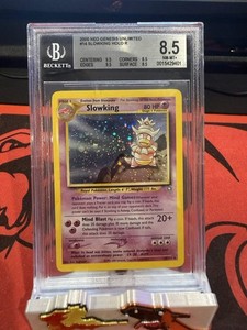 Slowking Holo R #14 2000 Neo Genesis BGS 8.5 Unlimited Pokemon