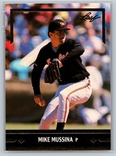 1991 Leaf #BC12 Mike Mussina Gold Rookies