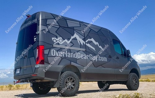 17" Black Rhino Warlord Alloy Wheels For Mercedes Sprinter 6x130 6 Stud - Picture 3 of 10